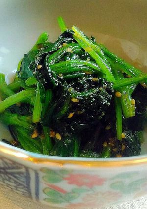 簡単おかず★和食編★ほうれん草の胡麻和え-レシピのメイン写真
