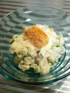 簡単!材料3つ!オクラの明太マヨサラダ-レシピのメイン写真