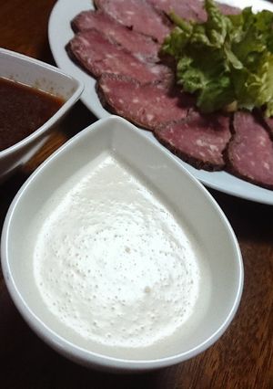 ヨーグルトソース (ローストビーフに…)-レシピのメイン写真