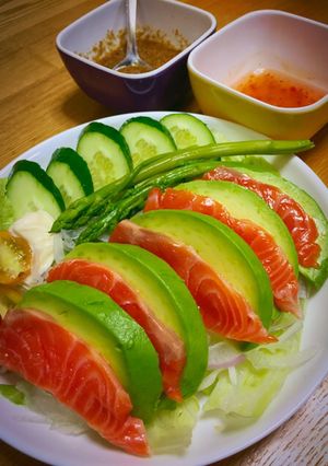 とろけるお味☆アボカドとサーモンのサラダ-レシピのメイン写真