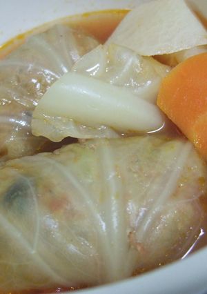 トマト&柚子こしょう味のロールキャベツ-レシピのメイン写真