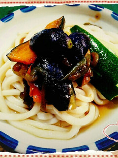 ひんや~り*夏野菜の甘酢あんかけうどん-レシピのメイン写真