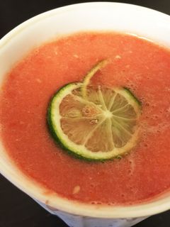 すだちシロップで飲みやすいトマトジュース-レシピのメイン写真