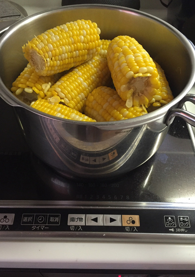 圧力鍋でとうもろこし(とうきび)を茹でる-レシピのメイン写真