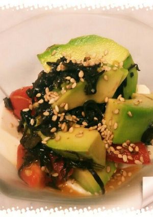 アボカドと豆腐の中華風サラダ-レシピのメイン写真