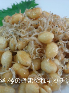 母の味 大豆とじゃこの甘辛いため-レシピのメイン写真