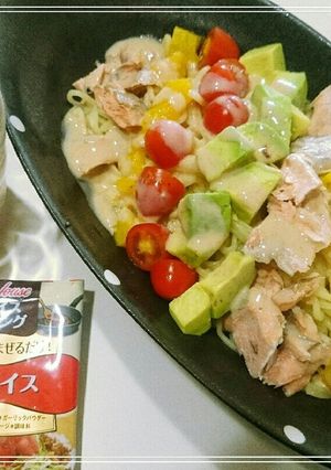 夏ランチ★コブサラダ冷やし中華-レシピのメイン写真