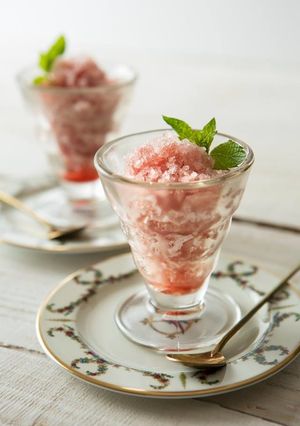 ローズヒップコーディアルのシャーベット-レシピのメイン写真