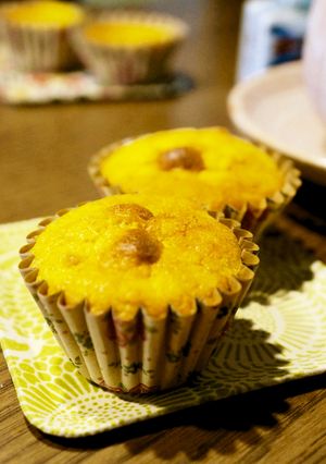 ふわっふわ〜♪濃厚かぼちゃのカップケーキ-レシピのメイン写真