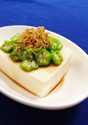 簡単一品！カリカリしらすとオクラの冷奴-レシピのメイン写真