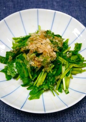 簡単サラダ！たっぷりほうれん草-レシピのメイン写真