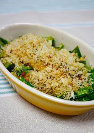 簡単！いわしとほうれん草のパン粉焼き風-レシピのメイン写真