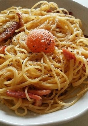 カルボナーラ-レシピのメイン写真