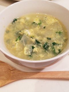 大根とチンゲン菜の卵スープ-レシピのメイン写真