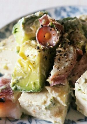 豆腐とアボカドとタコのマヨサラダ-レシピのメイン写真