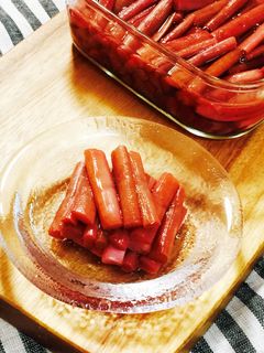 ずいきの甘酢漬け-レシピのメイン写真