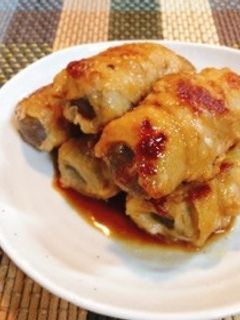 こんにゃくの豚肉巻き♡-レシピのメイン写真