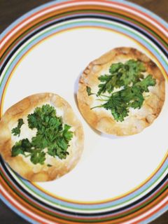 餃子の皮でパクチートルティーヤ-レシピのメイン写真