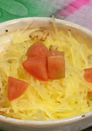 そうめんかぼちゃのゆで方-レシピのメイン写真