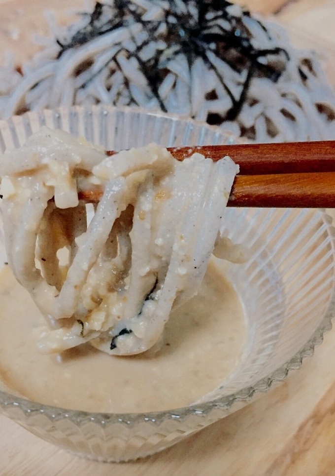 【簡単】クルミだれ♡のお蕎麦【濃厚】-レシピのメイン写真