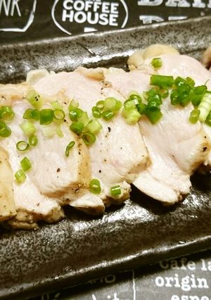 キャラウェイで蒸し鶏【鶏むね肉】-レシピのメイン写真