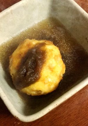 がんもどきのとろろ揚げ浸し（あんかけにも-レシピのメイン写真