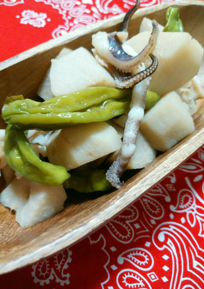 イカ柔らか☆イカ下足と里芋の煮物-レシピのメイン写真