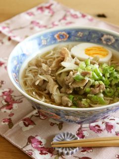 豚肉とごぼうのにゅうめん-レシピのメイン写真