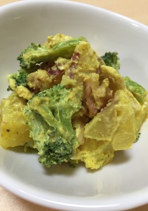 さつまいものカレーマヨサラダ-レシピのメイン写真