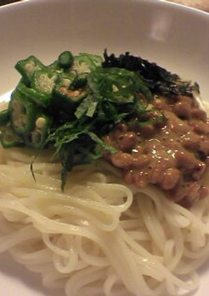 ねば～そうめん-レシピのメイン写真