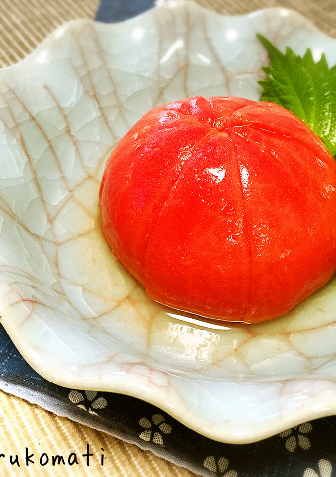 丸ごとトマトの出汁浸し-レシピのメイン写真