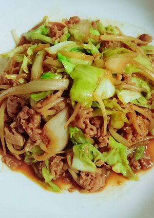 簡単♪野菜炒めを味噌だれで！-レシピのメイン写真