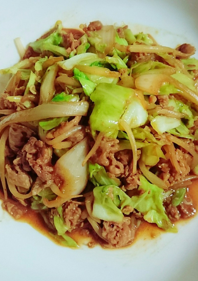 簡単♪野菜炒めを味噌だれで！-レシピのメイン写真