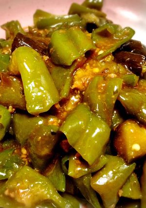 麻婆豆腐の素で麻婆ピーマン-レシピのメイン写真