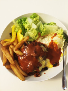 ロコモコ丼-レシピのメイン写真