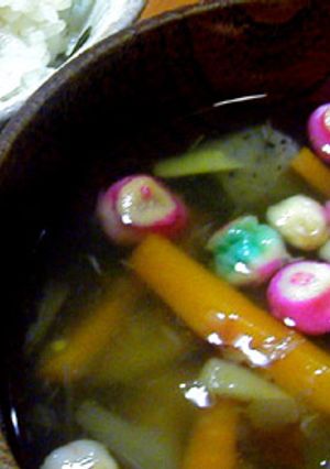 お盆の日のおくずがけ-レシピのメイン写真