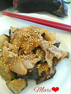 ご飯が進む♡豚バラとナスの味噌炒め-レシピのメイン写真