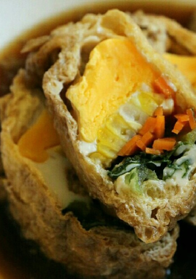 【簡単！お袋の味】油揚げの袋煮-レシピのメイン写真