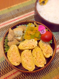 お弁当にも☆鮭マヨ卵焼き-レシピのメイン写真