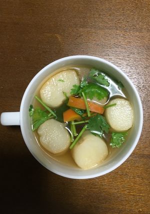 お麩のスープ わたし流ダイエットに-レシピのメイン写真