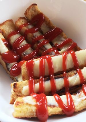 パン耳のチーズ焼き-レシピのメイン写真