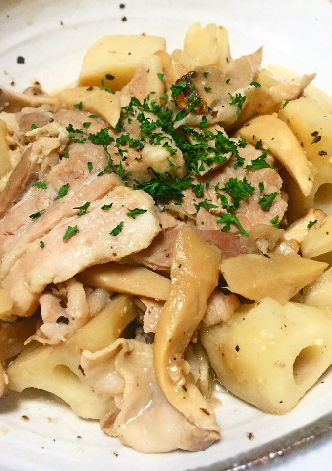 豚肉とれんこんのシャキシャキ炒め-レシピのメイン写真