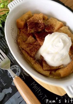 休日朝食♡コーヒーフレンチトースト-レシピのメイン写真