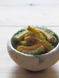 居酒屋さんに聞いたゴーヤのあまずっぱ漬物-レシピのメイン写真