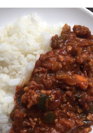 夏野菜たっぷりトマトのキーマカレー-レシピのメイン写真