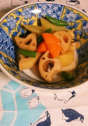 蓮根の煮物(*´﹃｀*)-レシピのメイン写真