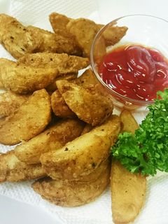 男の簡単おつまみ☆冷凍ポテトの唐揚げ☆-レシピのメイン写真