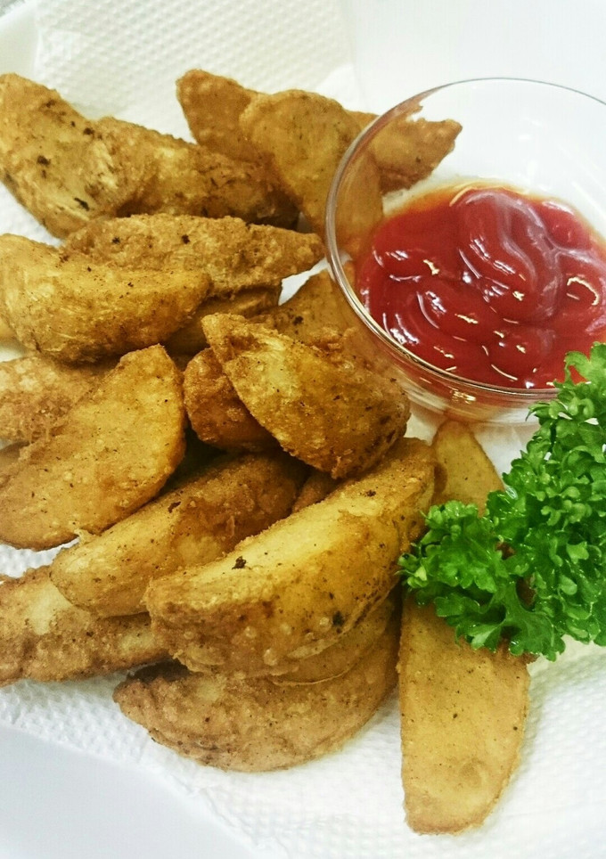男の簡単おつまみ☆冷凍ポテトの唐揚げ☆-レシピのメイン写真
