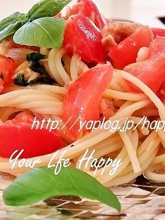 トマト&バジル☆冷製パスタ-レシピのメイン写真