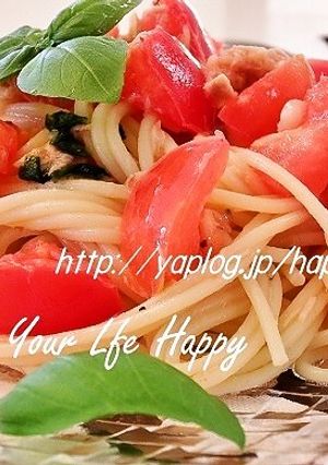 トマト&バジル☆冷製パスタ-レシピのメイン写真
